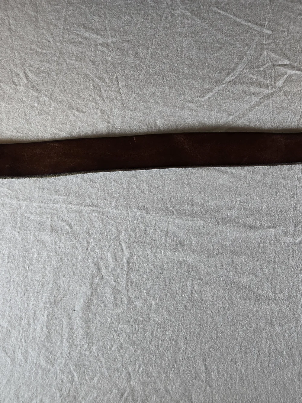 J. Crew Men's Brown Genuine Leather Belt with Metal Buckle Size 32